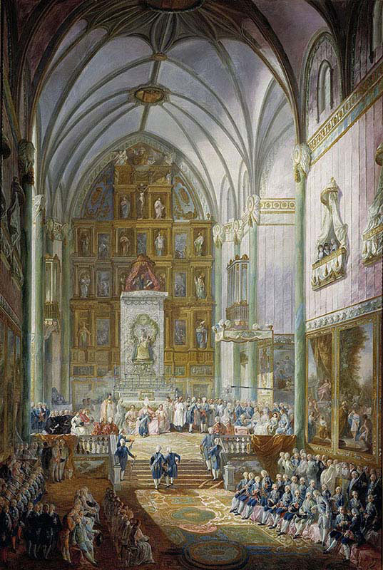 The Swearing of fernando the seventh as Principle of Asturias